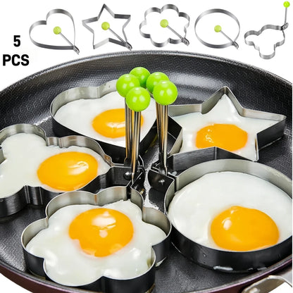 Non Stick Pancake Omelette Mold-Stainless Steel Egg Rings