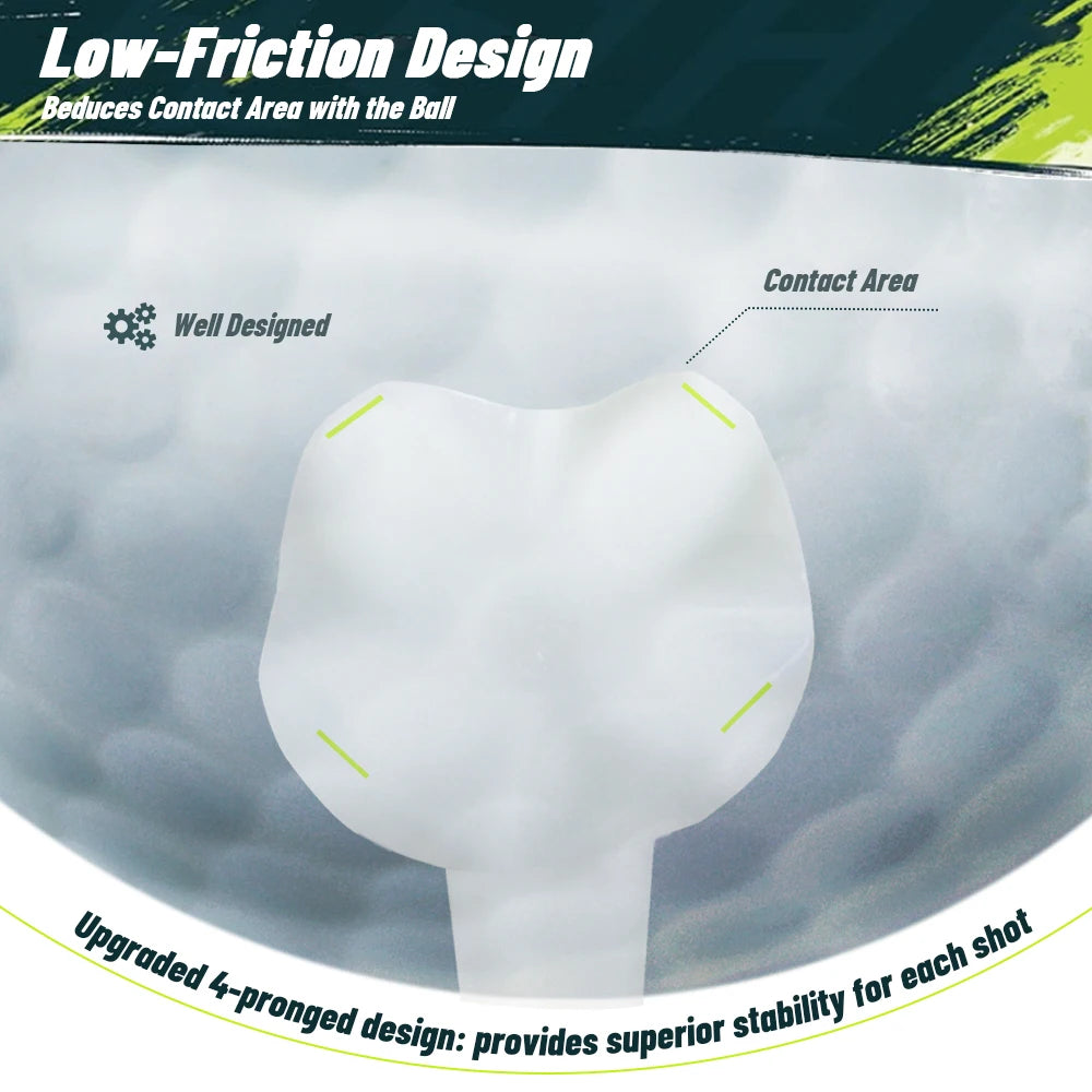 Colored Golf Tee - Durable Four-fork Plastic Golf Tee Set