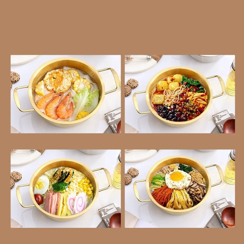 Pot de nouilles ramen coréennes à chauffage rapide