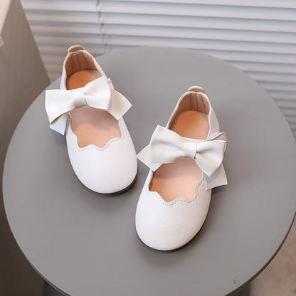 Girl's Bowknot Shallow Flat Shoes