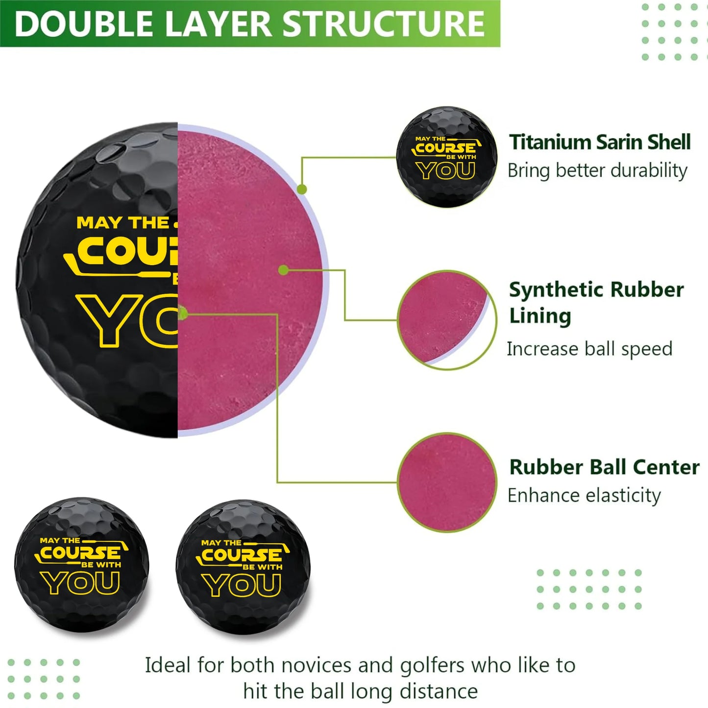 funny golf balls, golf balls