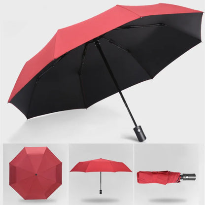 Winddichter, automatischer, luxuriöser UV-Schutz-Regenschirm
