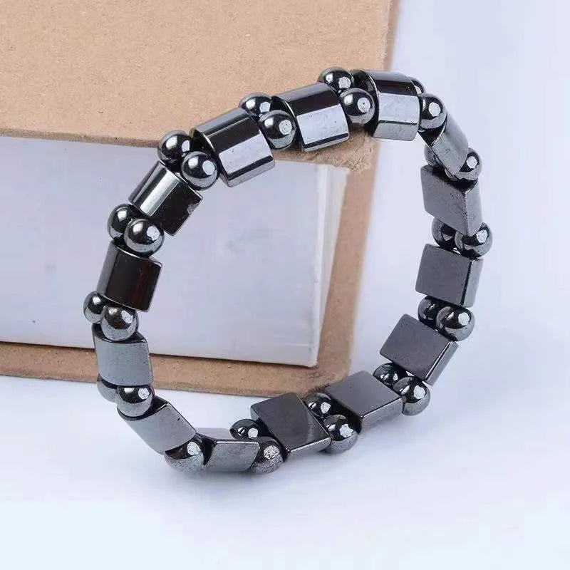 Women's Beaded Elastic Weight Loss Magnetic Healing Bracelet