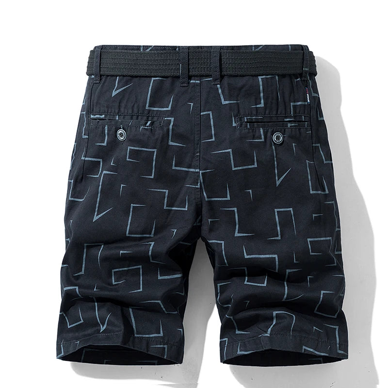 Short multi-poches en coton pour homme
