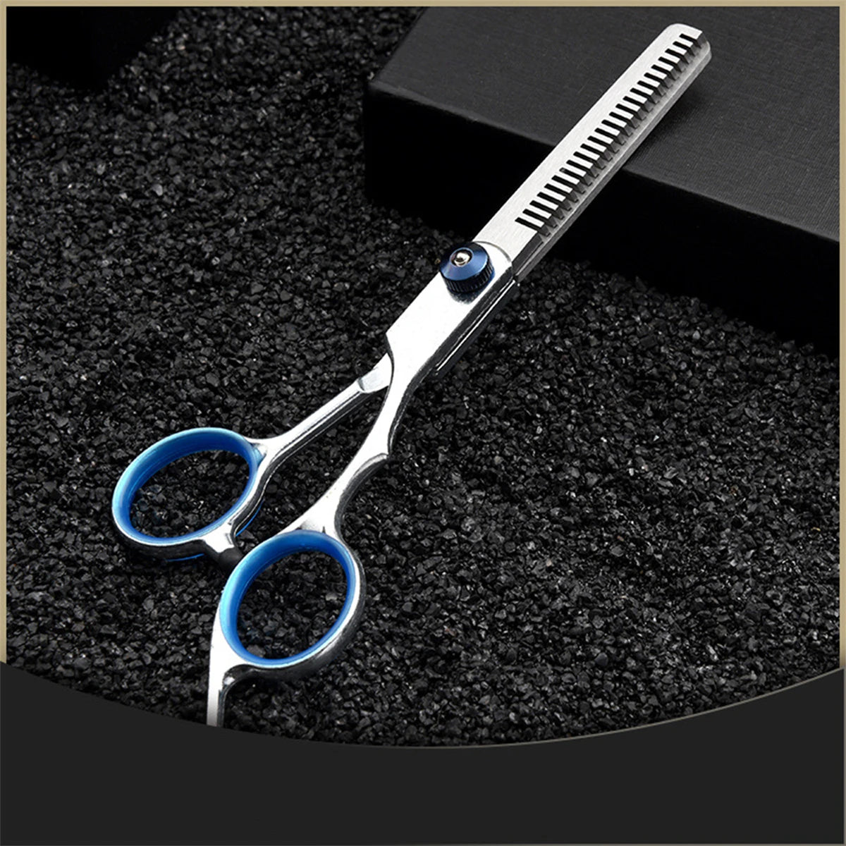 Ensemble de ciseaux de toilettage pour chiens droits et courbes en acier inoxydable 