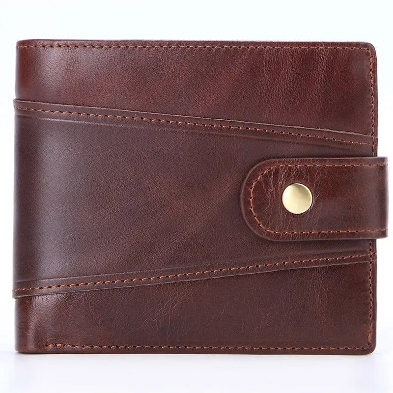 Rfid Vintage Genuine Leather Wallets for Men