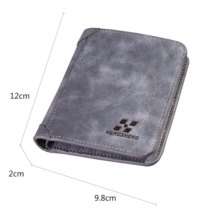 Men's PU Leather Wallet with Card/ID Holder