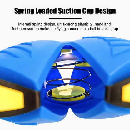 Pet LED Glow Light Magic Flying Saucer Ball Toys