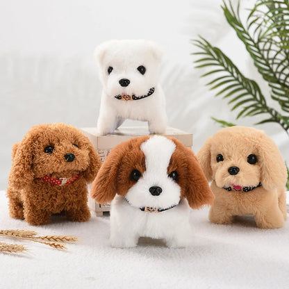 Jouet en peluche pour chien, poupée mignonne pour bébé, électrique, éducatif et interactif