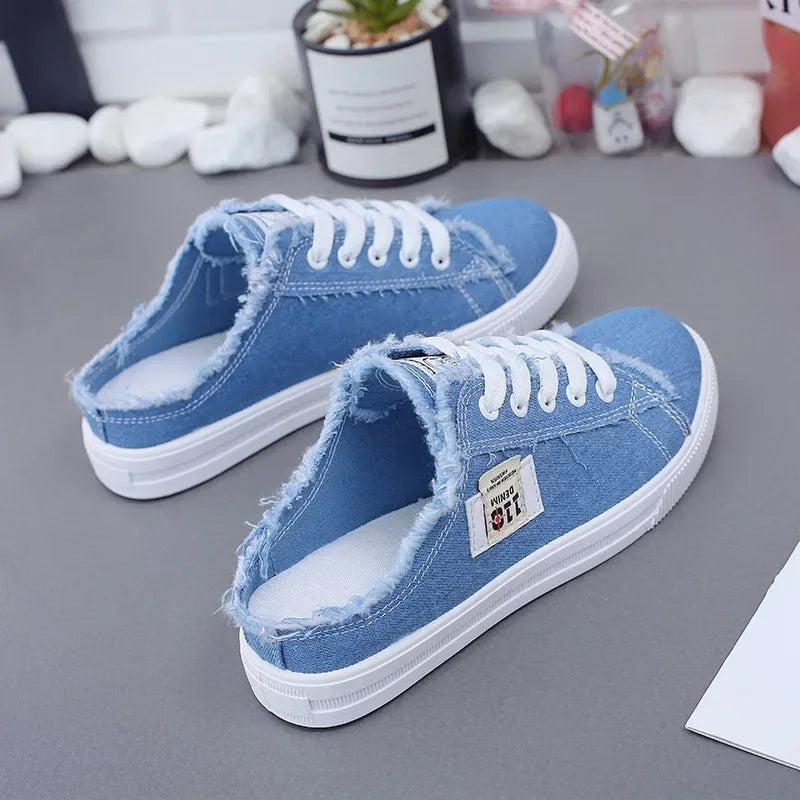 Women's Lace-Up Canvas Shoes