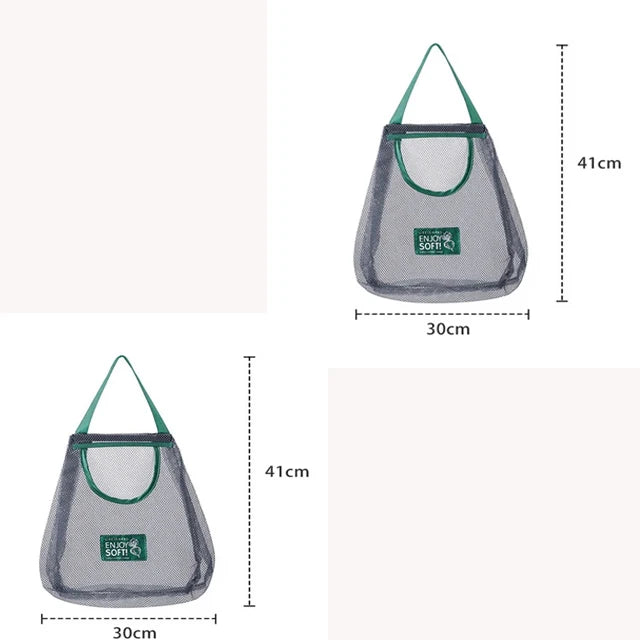 Kitchen's Multi-Layer Hanging Mesh Bags