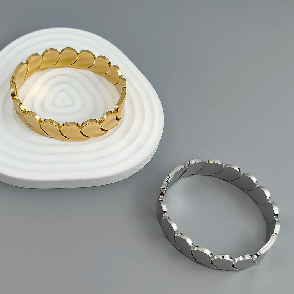 316L Edelstahl Goldringe für Damen