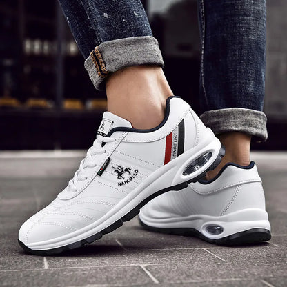 Men Leather Casual Shoes – Comfortable Sports Walking Sneaker