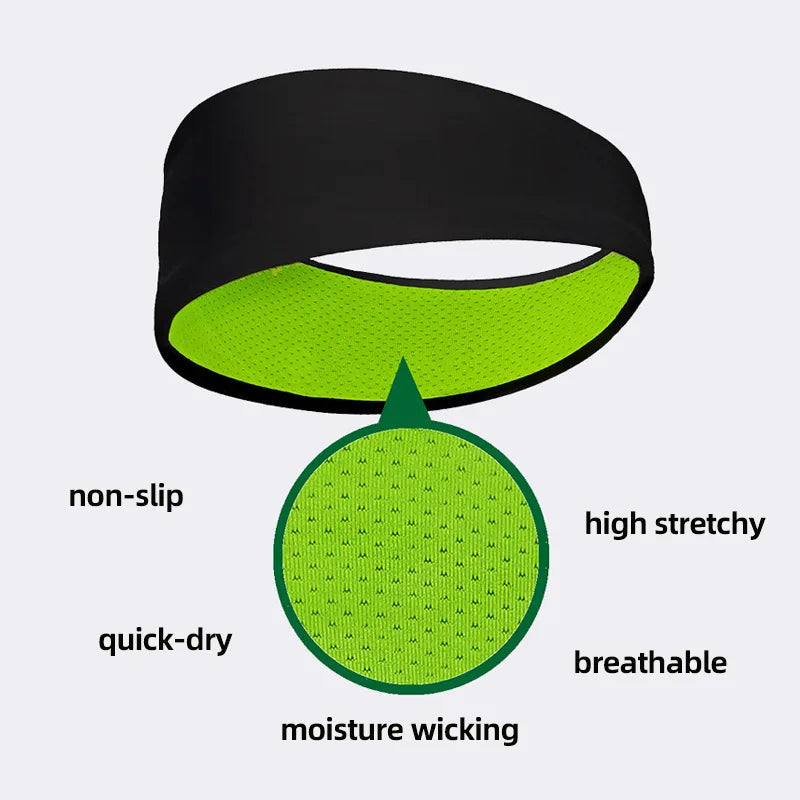 Breathable Sports Sweatband for Men’s Fitness