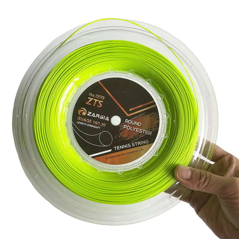 Tension des cordes de raquette de tennis non revêtues à haute élasticité 