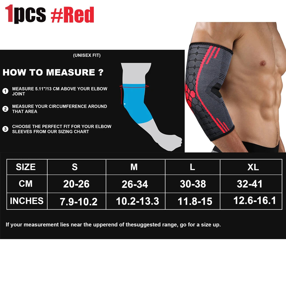 Therapeutische Ellbogen-Kompressionsbandage – Verstellbarer Riemen zur Schmerzlinderung und Stabilisierung