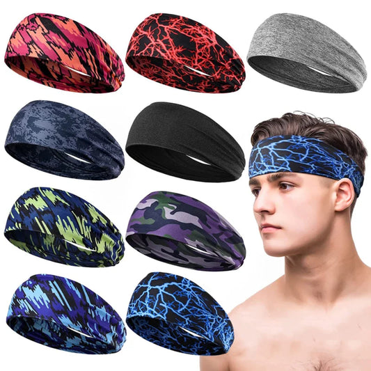 Unisex Gothic Workout Tennis Fitness Skull Sweatband