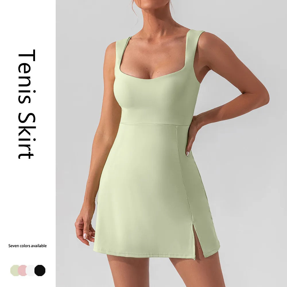 Quick-Dry Sleeveless Golf Dress for Women