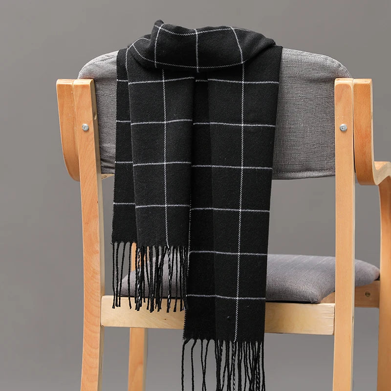 Unisex Cashmere Pashmina Scarf – Long Thick Warm Winter Shawl Wrap