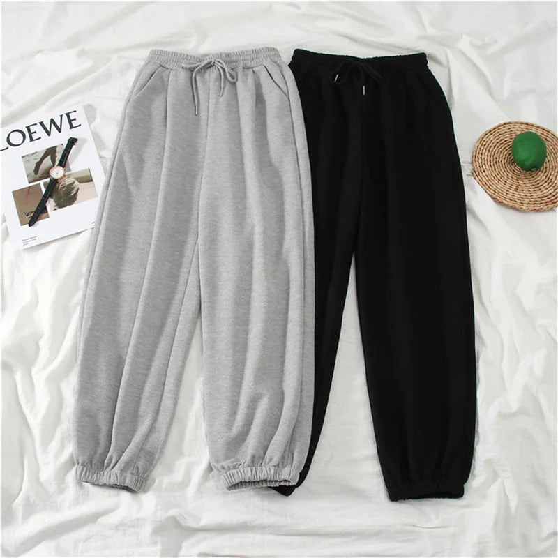 Oversized-Sweatpants für Damen – High-Waist-Streetwear-Sporthose