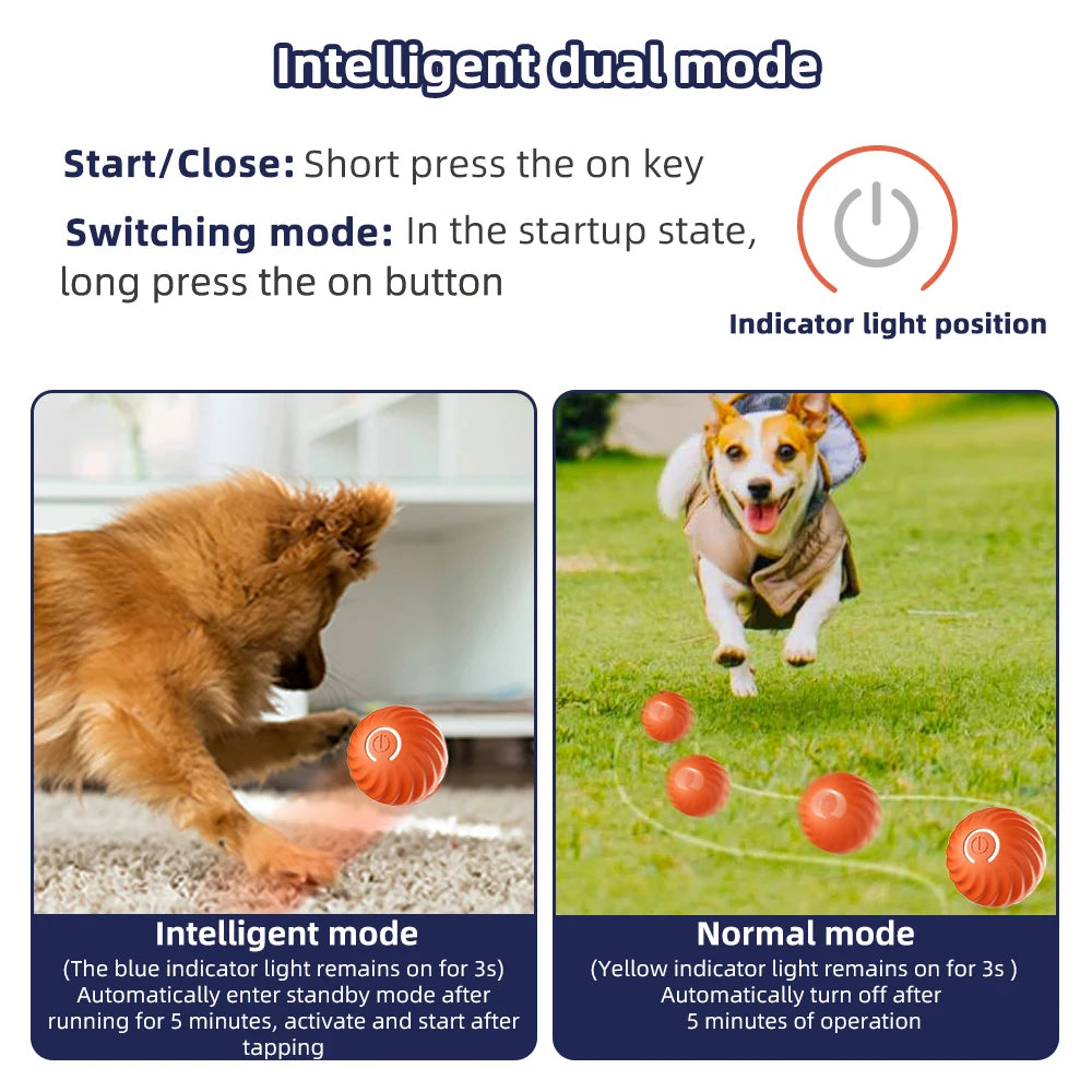 Elektronischer interaktiver Spielzeugball für Hunde