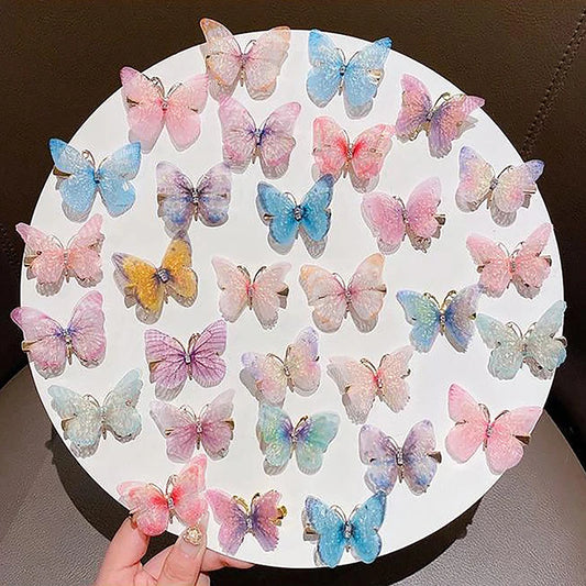 Colorful Butterfly Hairpins Girl Hair Clips Sweet Hair Accessories