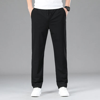 Men’s Ice Silk Quick Dry Pants – Lightweight Breathable Summer Casual Sweatpants