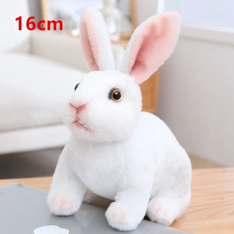 Realistic Interactive Plush Bunny Rabbit Toy