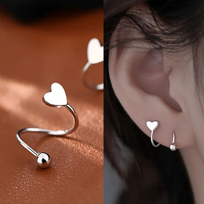 Stainless Steel Bone Rotating Women's Earrings