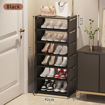 Mehrschichtiger, staubdichter Schuhschrank-Organizer