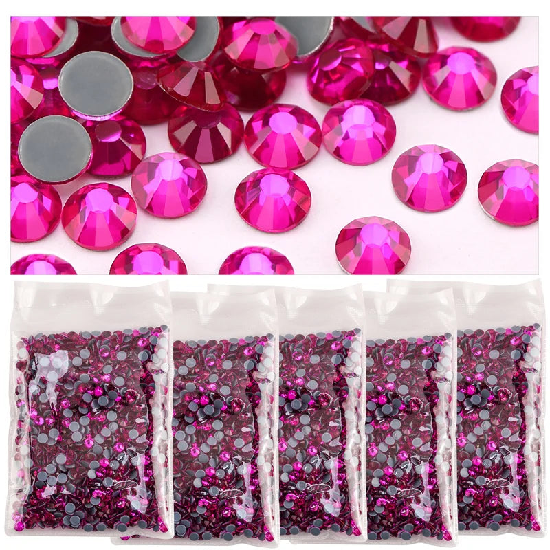 Strass pailletés à dos plat pour nail art, accessoires de décoration pour robe