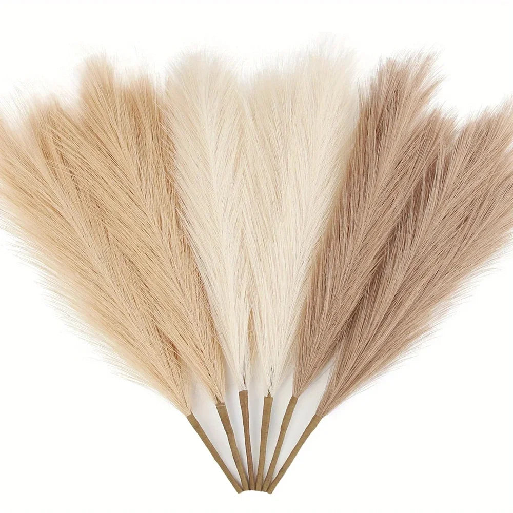 10Pcs Artificial Pampas Grass Fake Plant