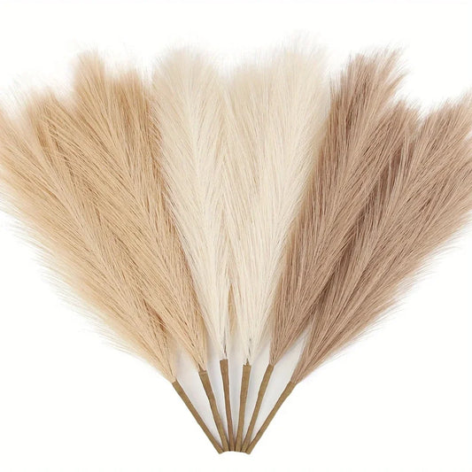 10Pcs Artificial Pampas Grass Fake Plant