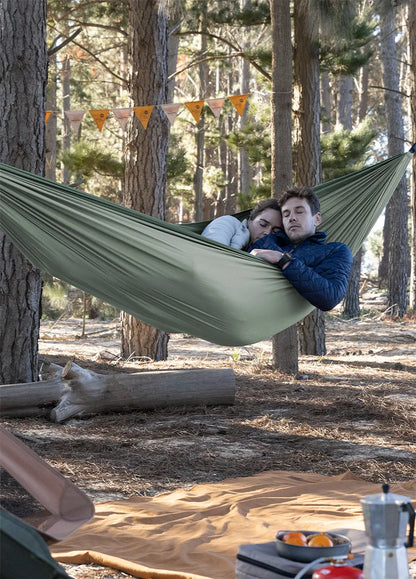Hamac balançoire ultraléger résistant aux déchirures pour 2 personnes