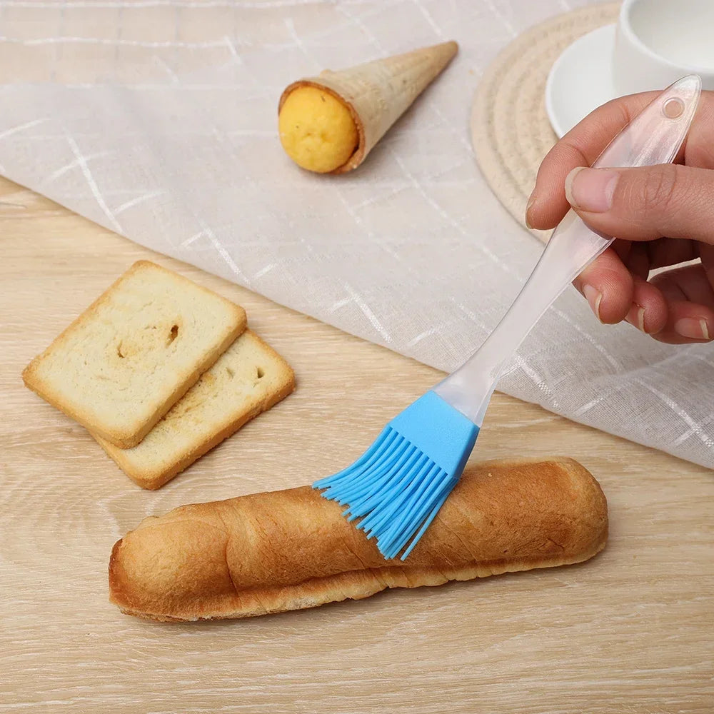 Temperature Resistant BBQ Cake Baking Silicone Oil Brush Kit