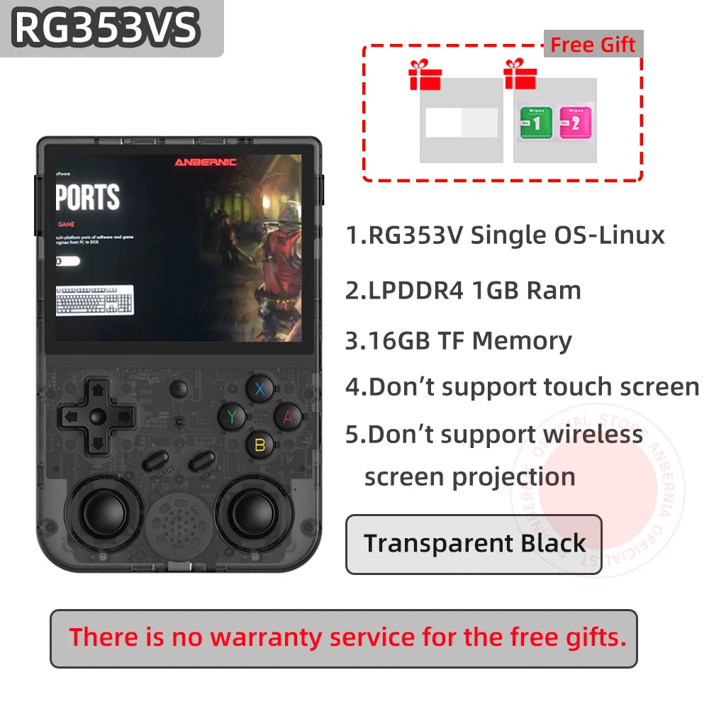 RG353V RG353VS Retro Handheld Game Linux Supports 5G WiFi 4.2 Bluetooth Online Fighting,Streaming and HDMI-compatible