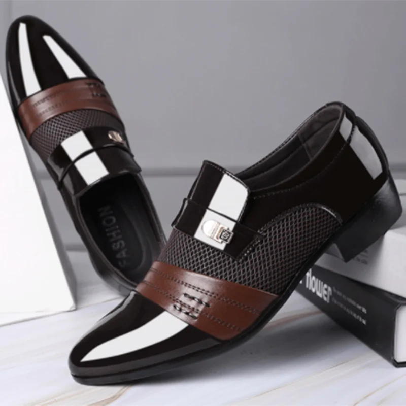 Men's PU Leather Business Loafers