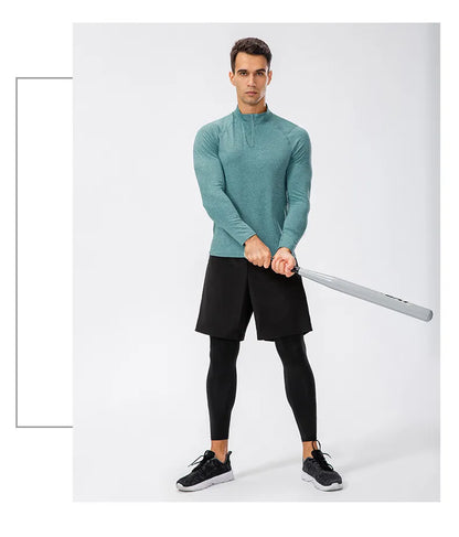 Langärmliges, schnell trocknendes Trainings-Sweatshirt
