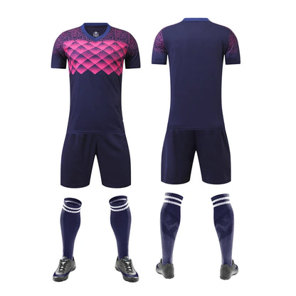 Breathable Adult Football Jersey Set