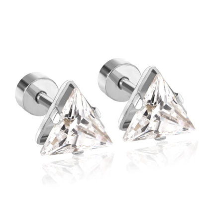 1 à 10 paires de boucles d'oreilles à clip magnétique en cristal pour hommes