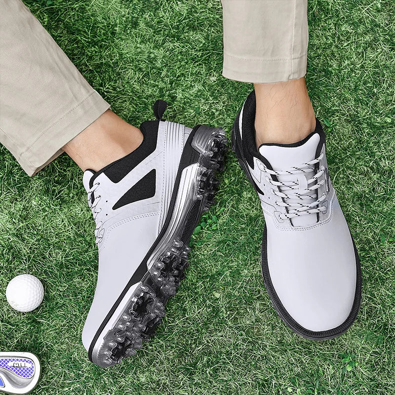 Chaussures de golf antidérapantes imperméables unisexes