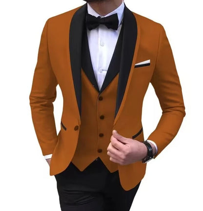 Costume de mariage slim 3 pièces pour hommes