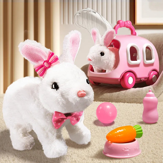 Elektronisch mit Sound, niedliches Kaninchen-Kinderspielzeug