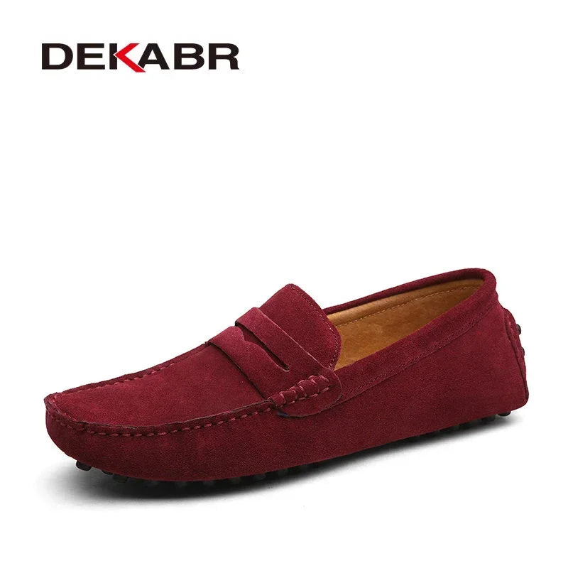 Frühling/Sommer Hochwertige echtes Leder Herren Mokassins Loafers