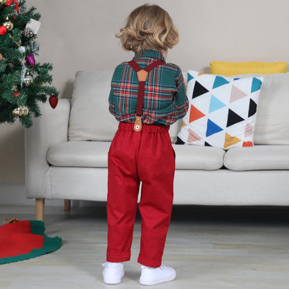 Ensemble de costume de cérémonie de Noël pour bébé garçon