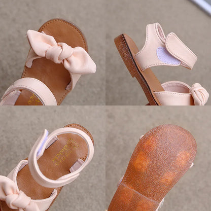 Princess Bow-Knot Leather Shoes