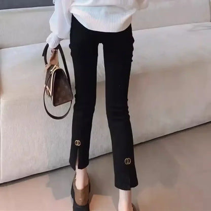 Slim-Jeans für Damen mit hohem Bund und Stretchanteil