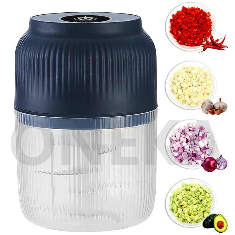 USB Mini Food Chopper Portable Garlic Masher & Meat Grinder