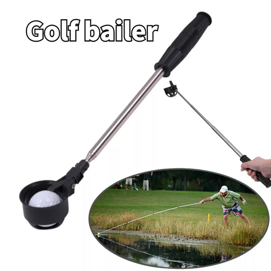 Teleskopischer Golfball-Retriever-Greifer aus Edelstahl