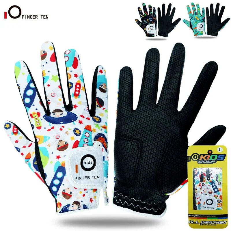 Gants de golf respirants pour enfants juniors